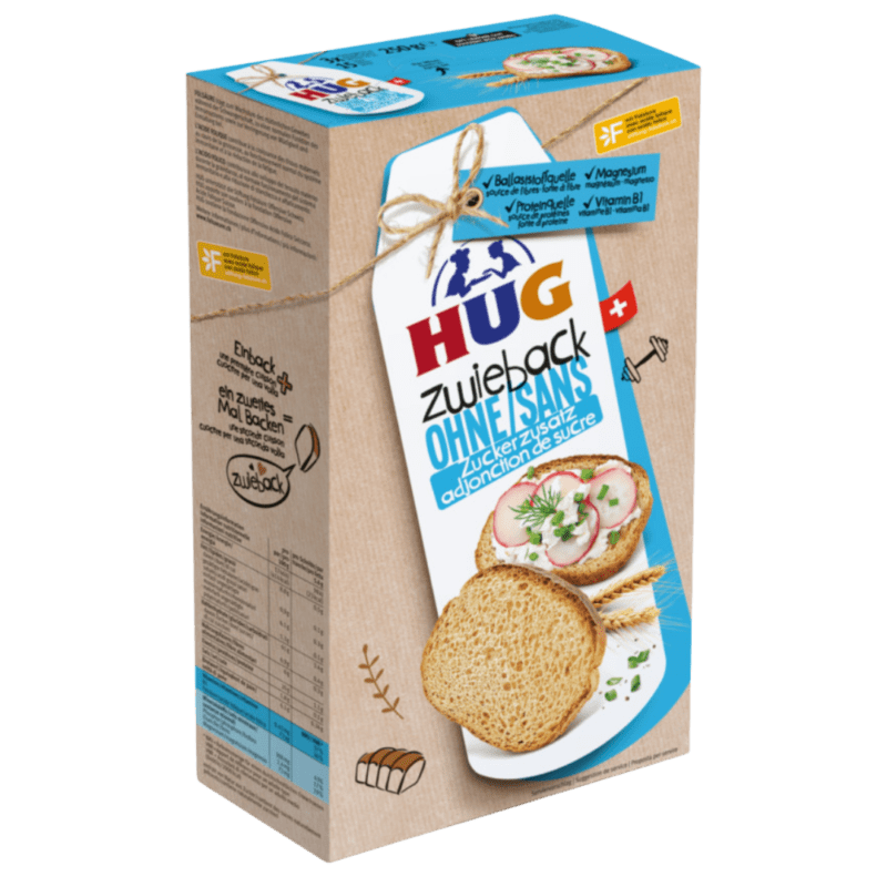 Zwieback sem açúcar