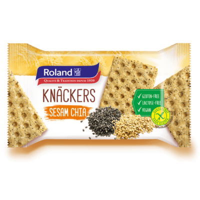 Crackers al sesamo e chia | Roland
