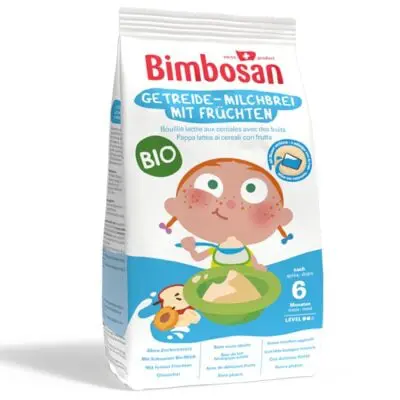 Granen Melk Pap Met Fruit | Bimbosan