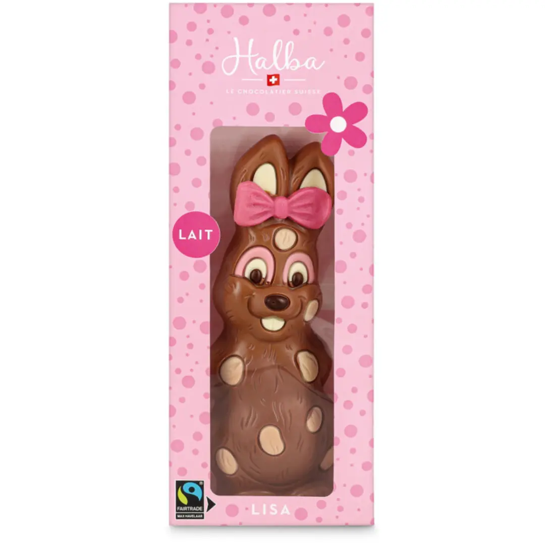 Chocolate Bunnies with Marzipan - Swiss Made Direct