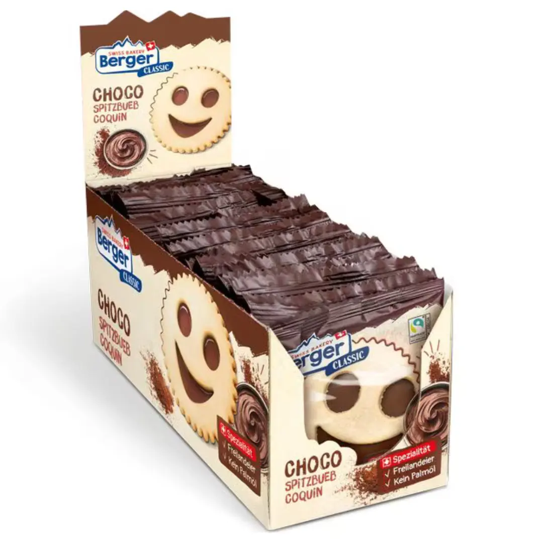 Galletas Choco Spitzbueb 10x74 g | Berger 1 Galletas Choco Spitzbueb 10x74 g | Berger