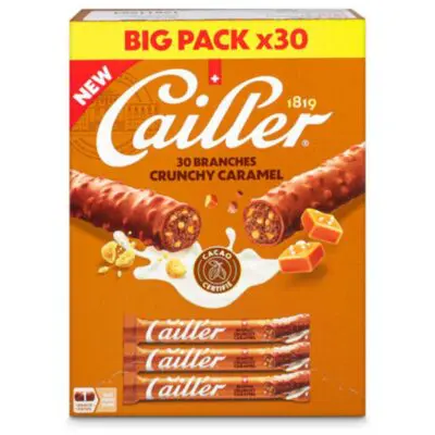 Cailler Branches Crunchy Caramel 30×23 g