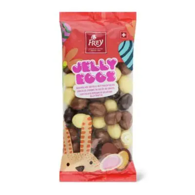 Frey Huevos de Chocolate Surtidos Rellenos de Gelatina 300 g