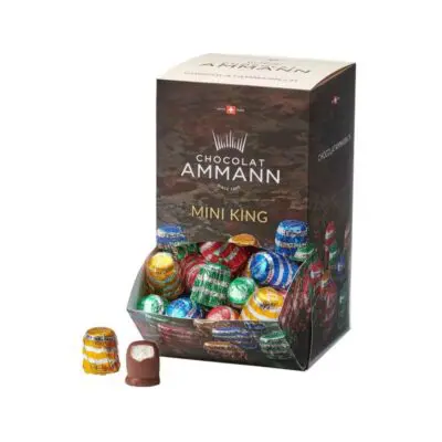 Mini King Chocolate Whips 100×10 g | Chocolat Ammann