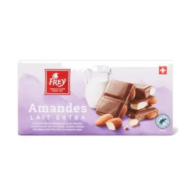 Frey Milchschokolade mit ganzen Mandeln 100 g