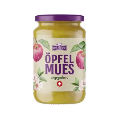Appelmoes zonder toegevoegde suiker 360 g | Holderhof