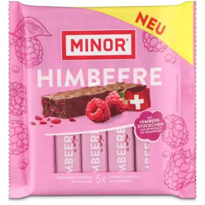 Minor Chocolates With Raspberry 5x22g