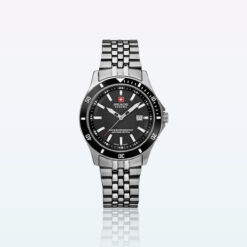 Hanowa Swiss Military Wristwatch Flagship Lady Silver Black