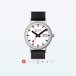 Mondaine Wristwatch Classic 11SBO Black White