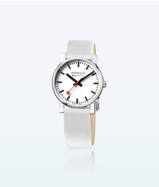Mondaine Wristwatch Evo 11SBN White 2