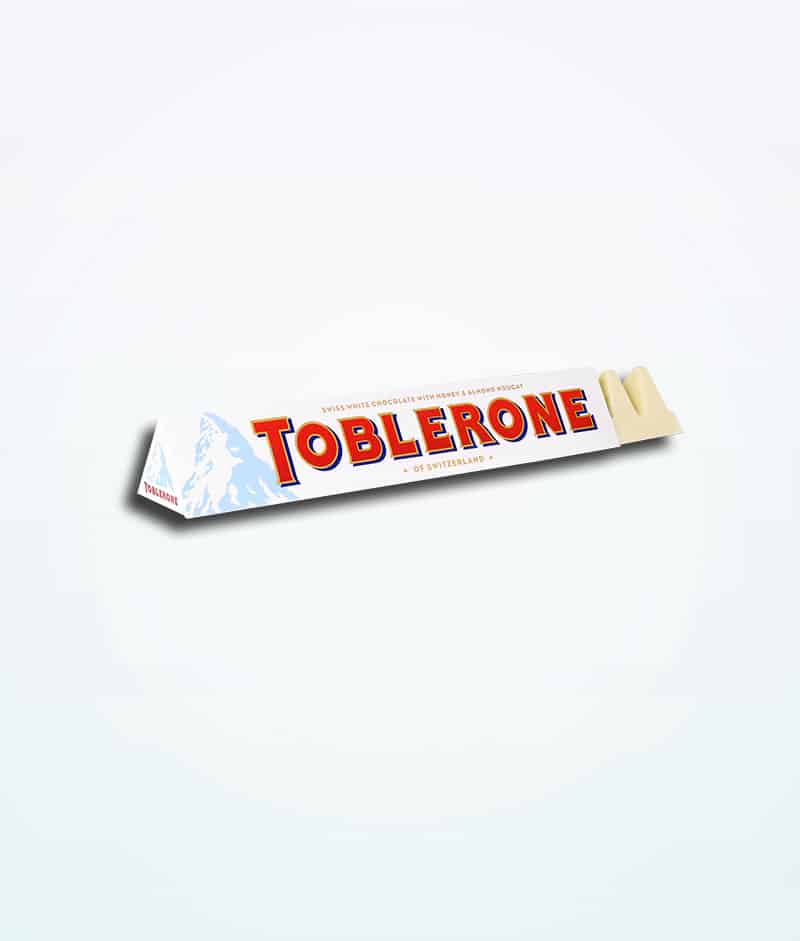 Tablette De Chocolat Blanc De Toblerone Retirée Du Paquet Photographie  éditorial - Image du illustration, suisse: 170326197