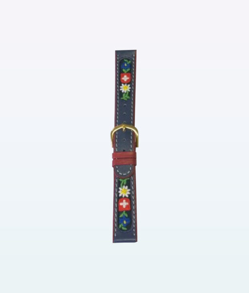 Ethno Watch Strap Folclore 09 61D Blue Red