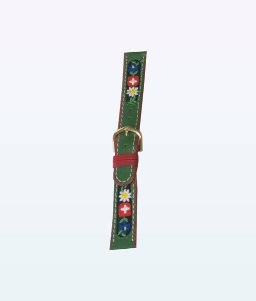 Ремешок для часов Ethno Folclore 09 61D Зеленый Красный