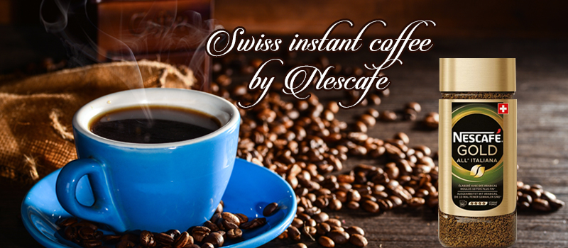 All\'Italiana Made Swiss Nescafe - Instant Direct Coffee Gold