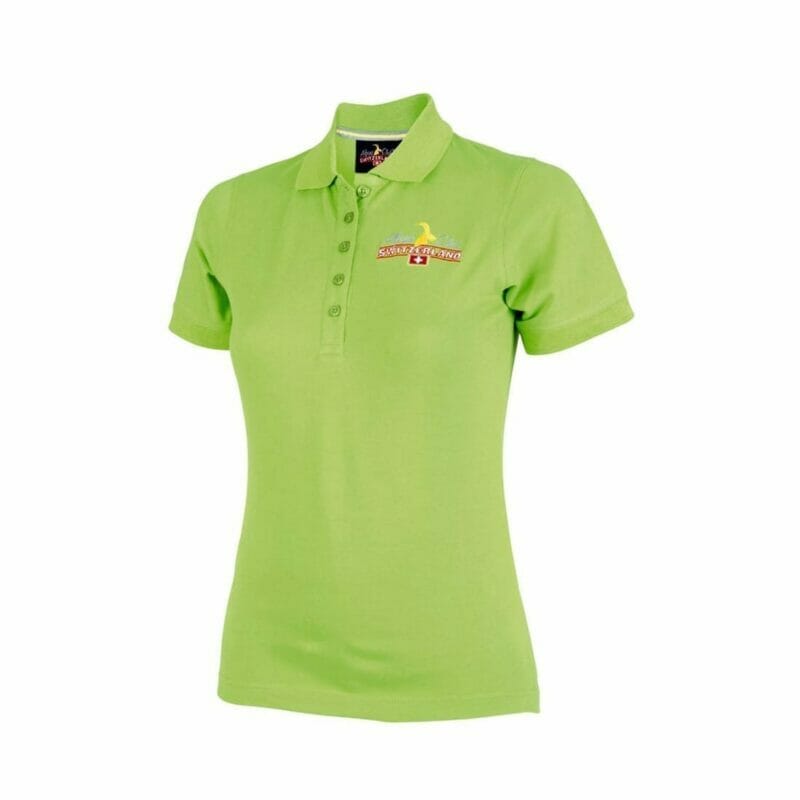 P 11002 Polo shirt for woman fast drying fitting green