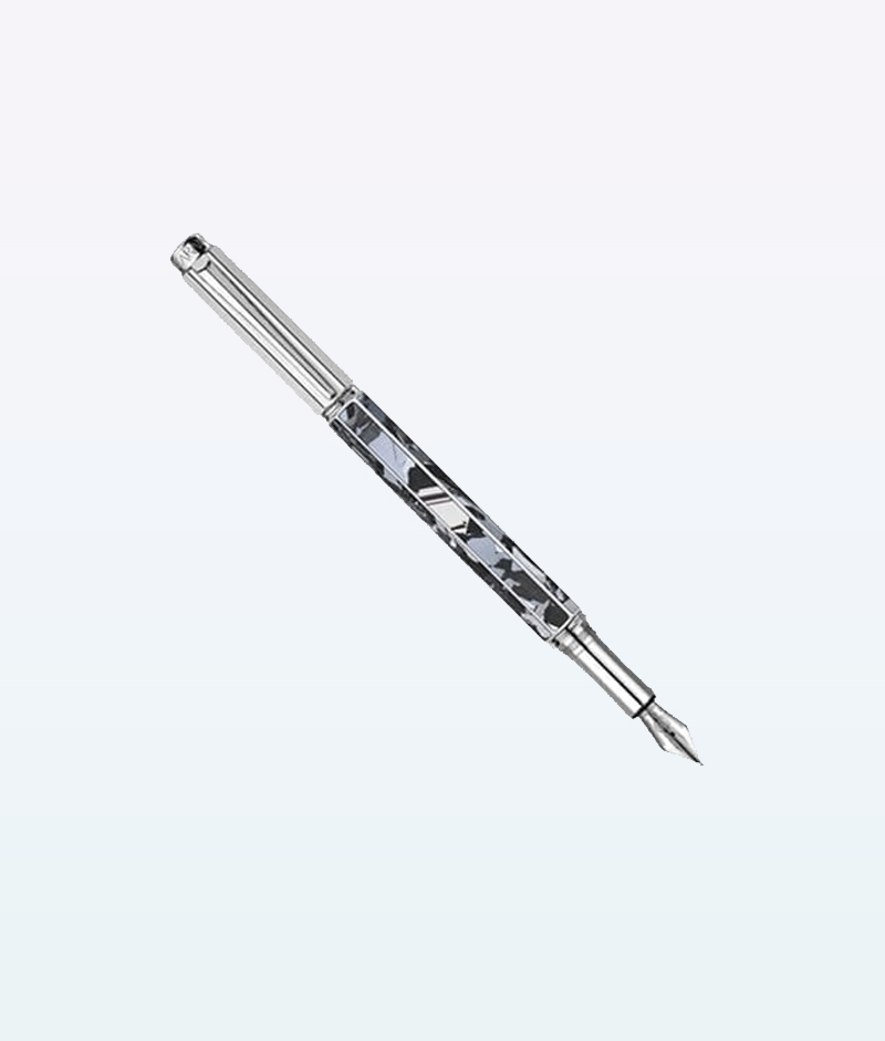 Caran-Aché-Silas-stylo-M-argenté-rhodium-570x708