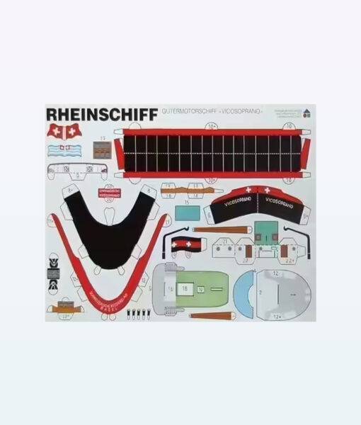 工艺品Rheinschiff