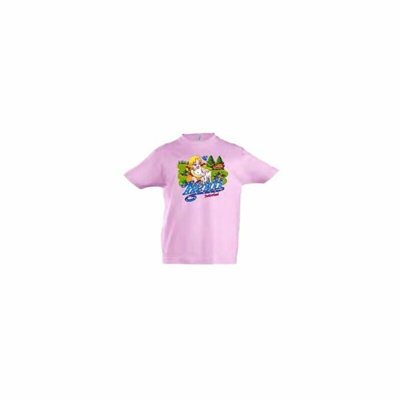 p 12321 T shirt for girls Heidi pink
