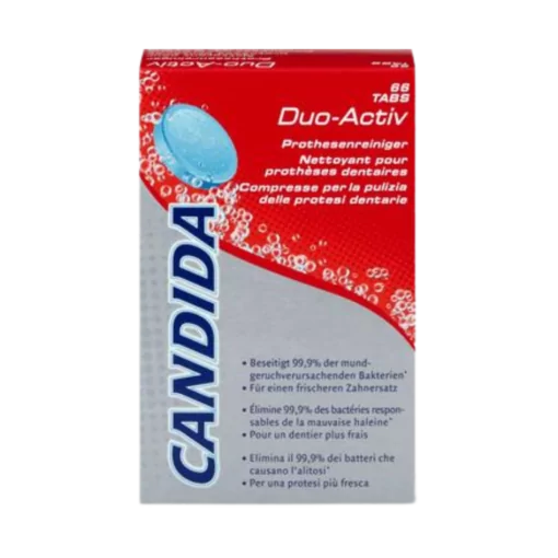 Кандида-дуо-актив-очиститель зубных протезов-50г