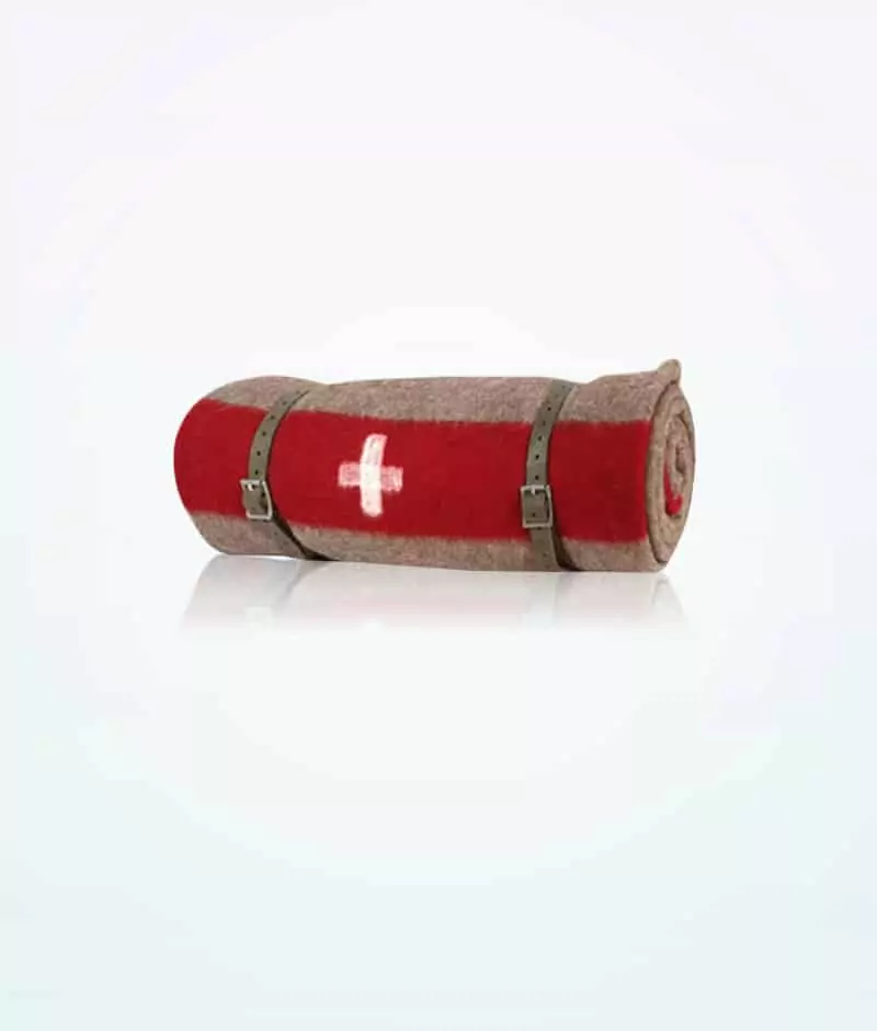 manta original del ejército suizo
