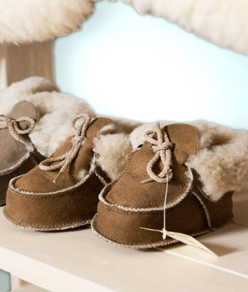 Sheepskin Baby Shoes