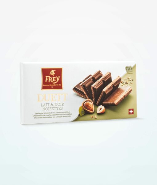 Cioccolato al nocciole Frey Duett 100 g