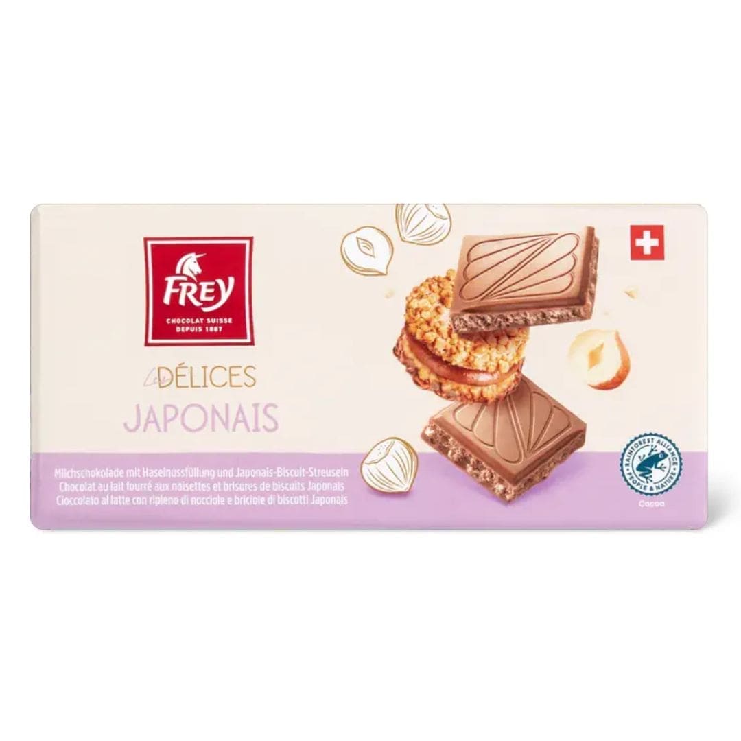 Frey Duett Chocolate With Japanese Biscuit- Swissmade Direct