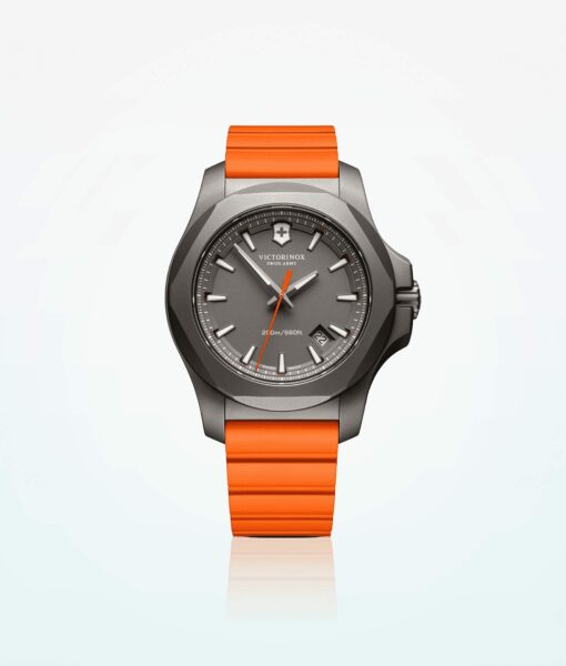 Victorinox INOX Titanium Men Wristwatch Orange 1