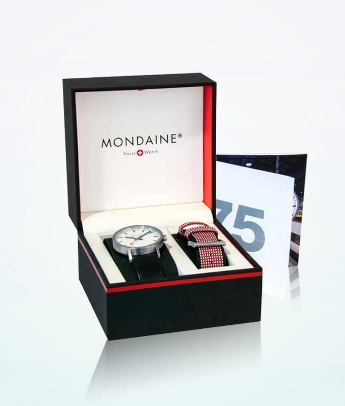 mondaine-75-ปี-ครบรอบ-นาฬิกาข้อมือ-ชุด-นาฬิกาสวิส
