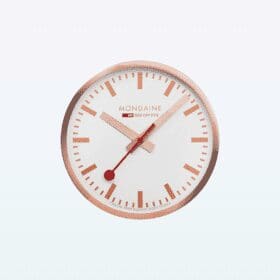 Mondaine Wall Clock copper