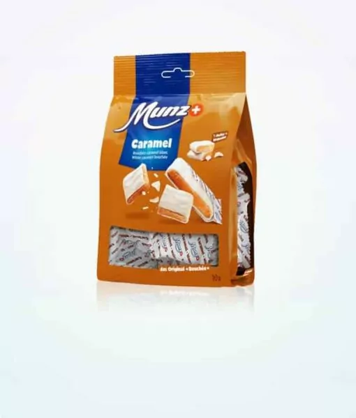 Bocaditos de caramelo blanco Munz 190 g