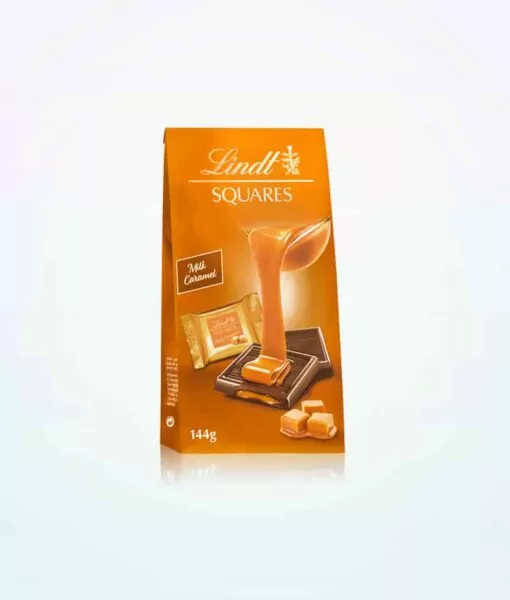 Lindt chocolate squares milk caramel