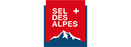 Logo of Sel des Alpes, premier Swiss sea salt brand.
