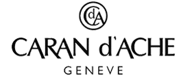 Iconic logo of Swiss luxury company, Caran d'Ache Geneve, known globally for high-end writing instruments and art supplies.