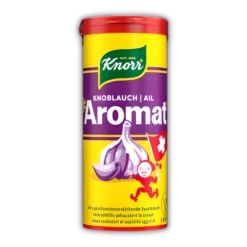 A tin of Knorr Aromat Garlic Seasoning 90 g.