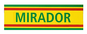 A mirador flag with the word 'mirador' prominently displayed.