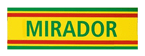 A mirador flag with the word 'mirador' prominently displayed.