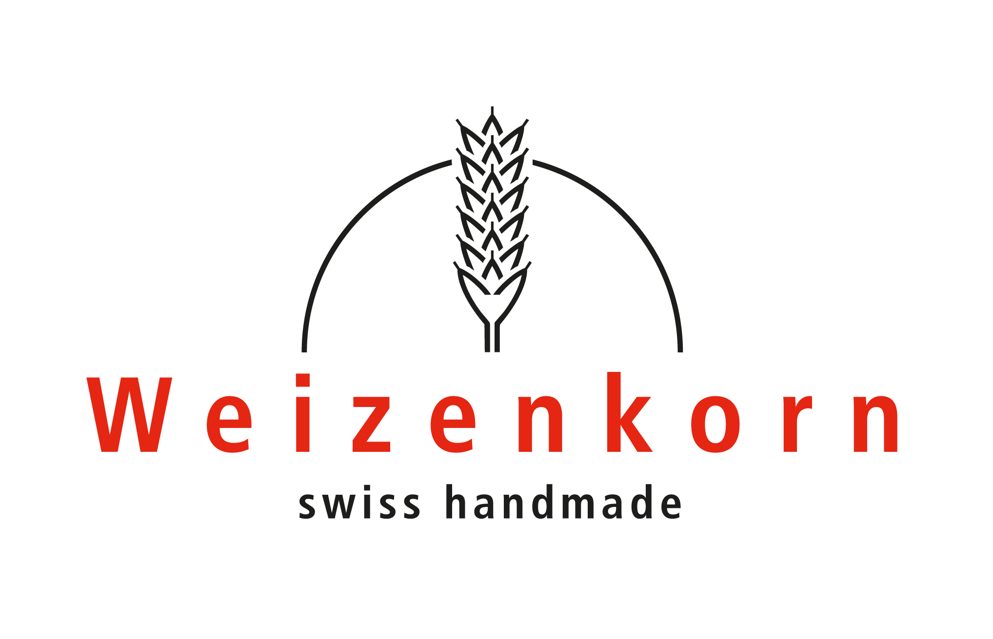 Weizenkorn swiss handmade logo.
