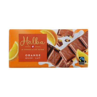 Orange Milk Chocolate Bar 100 g | Halba