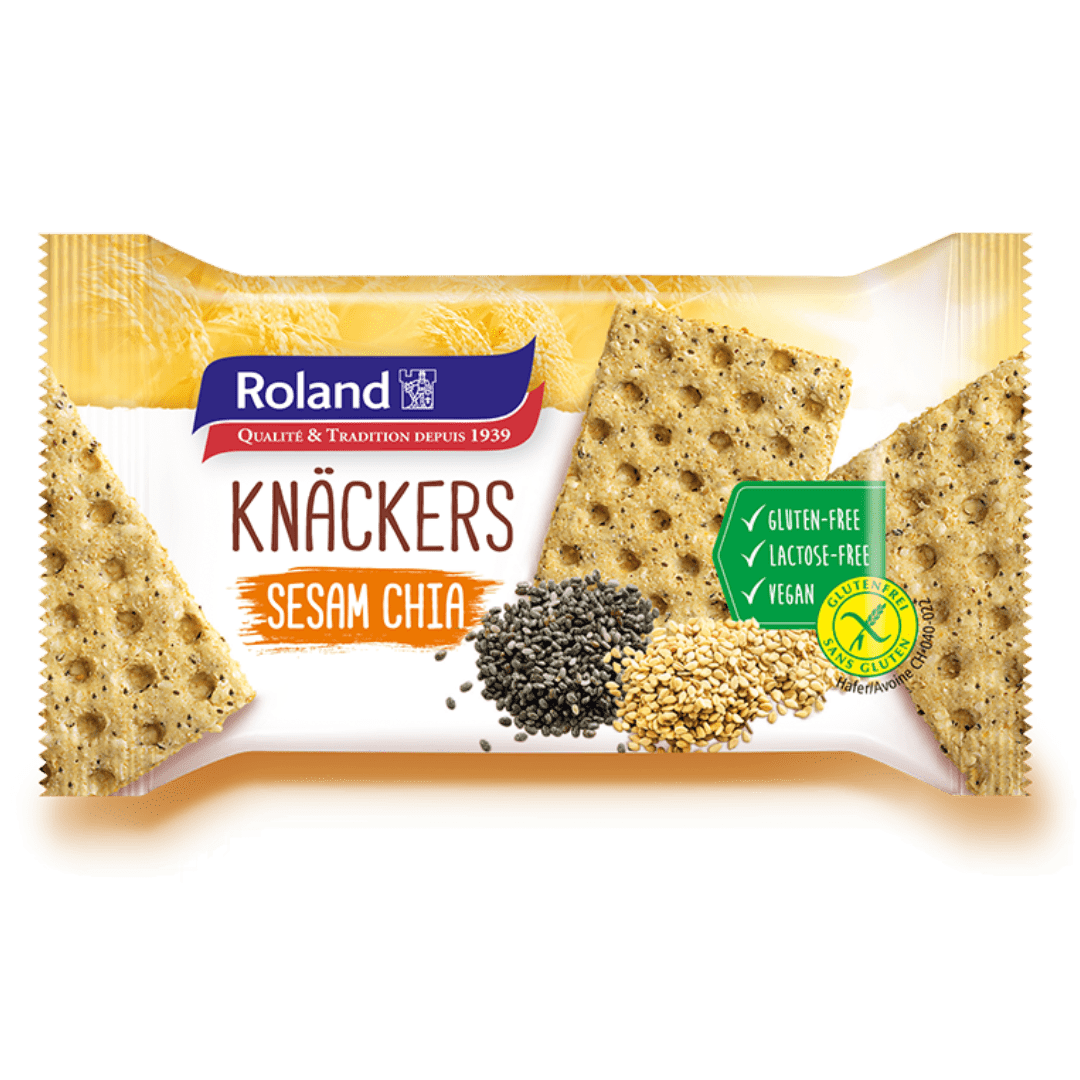 Sesame And Chia Crackers Roland Swiss Made Direct