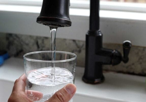 drinking water
