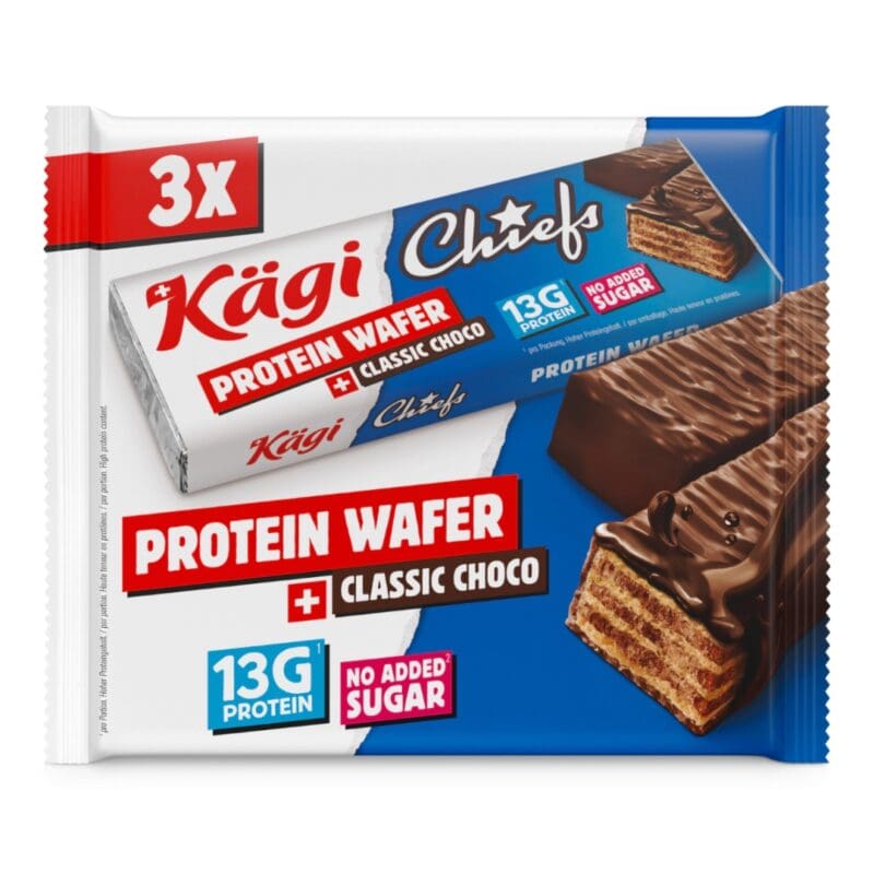 Chiefs Protein Wafer Classic Choco 3x50g | Kaegi - Swiss Made Direct