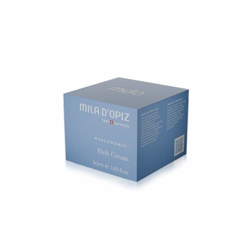 瑞士护肤品:探索 Mila d'Opiz 最具变革性的产品 2 富含透明质酸⁷ 的面霜