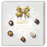 A box of Cailler Exclusive Christmas Pralines 244 g in a white box.