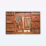 Wood and Luxury Swiss-made Wooden Tool Cabinet